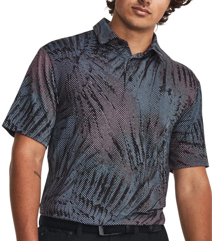 Under Armour UA Playoff 3.0 Printed Polo-BLK Póló ingek