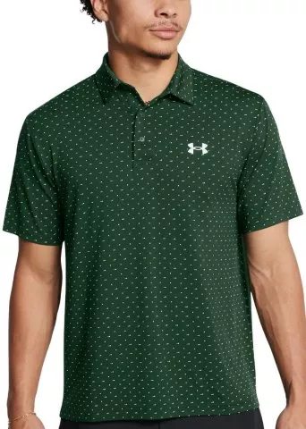 UA Playoff 3.0 Printed Polo-GRN