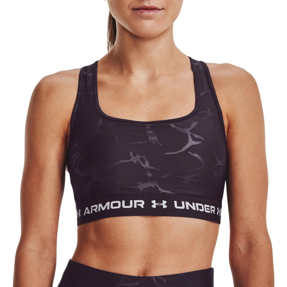 Dámská podprsenka se střední podporou Under Armour UA Crossback Mid Emboss