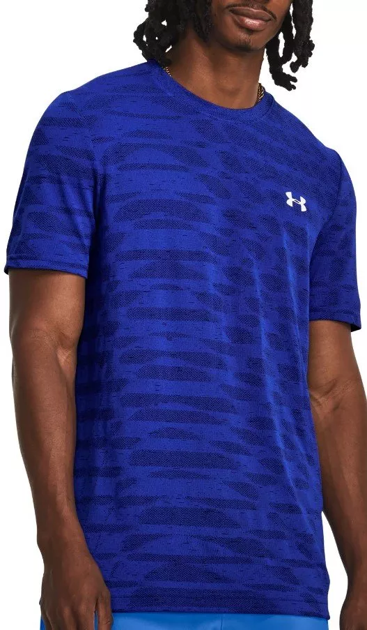 podkoszulek Under Armour UA Seamless Ripple SS-BLU