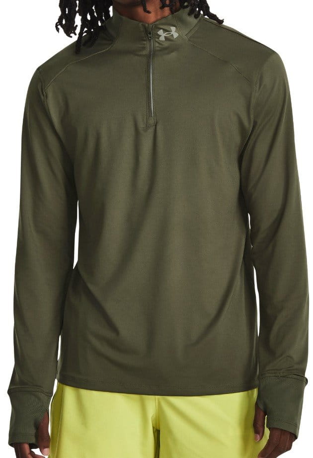 Under Armour QUALIFIER RUN 1/4 ZIP-GRN Melegítő felsők