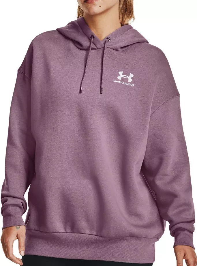 Hoodie Under Armour Essential Flc OS Hoodie-PPL