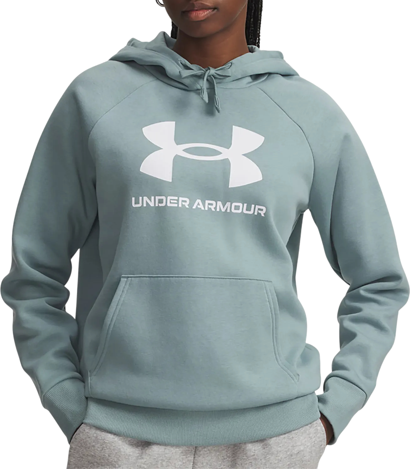 Sweatshirt med huva Under Armour Rival Fleece Big Logo Hoody Women