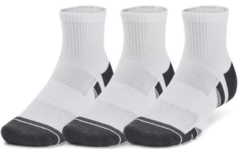 UA Performance Tech 3pk Qtr-WHT