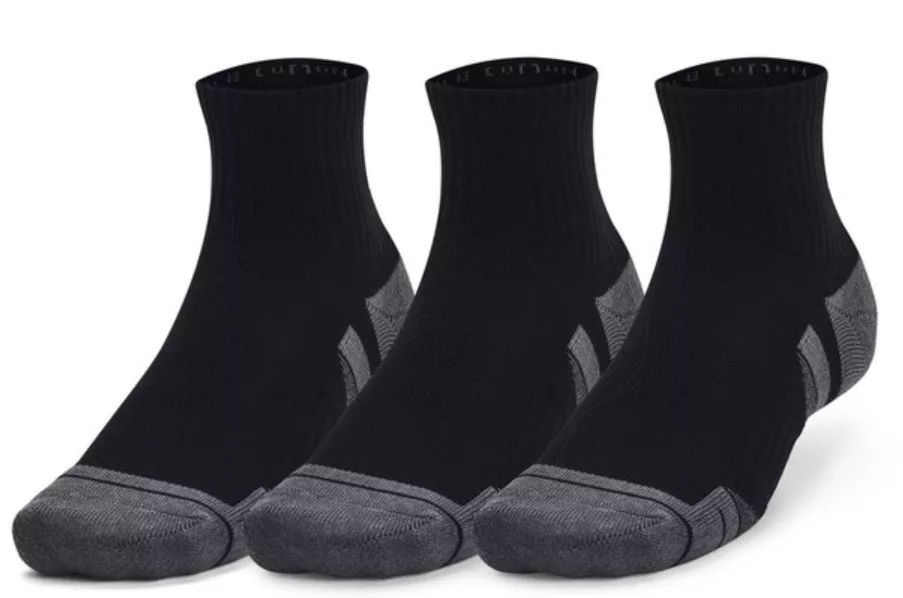 Socken Under Armour UA Performance Cotton 3p Qtr-BLK