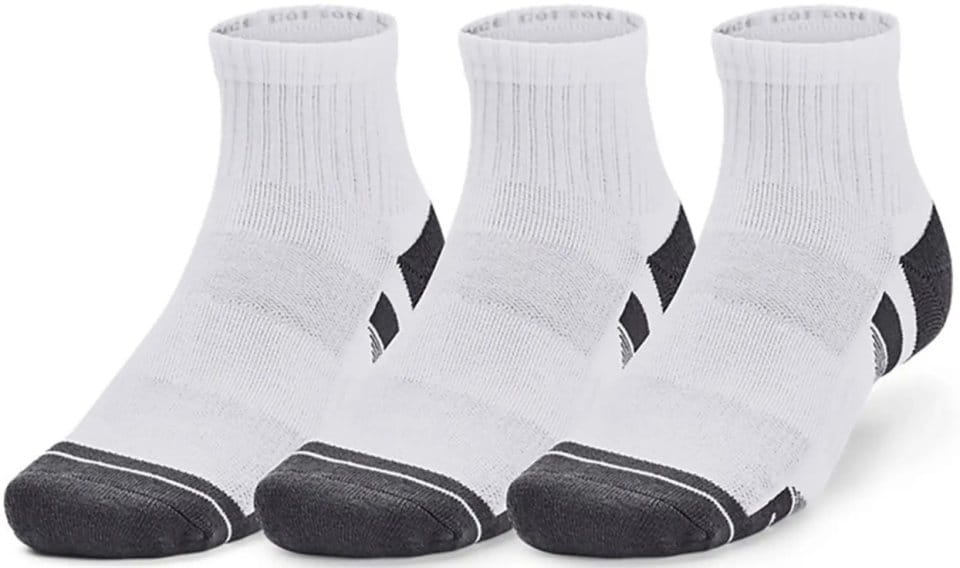 Chaussettes Under Armour UA Performance Cotton 3p Qtr-WHT