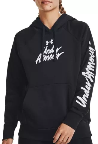 UA Rival Fleece Graphic Hdy-BLK