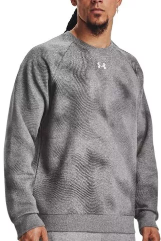 UA Rival Fleece Printed Crew-GRY