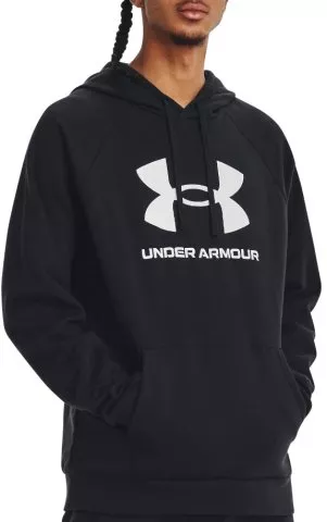 UA Rival Fleece Logo HD-BLK