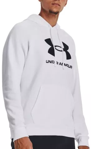 UA Rival Fleece Logo HD-WHT