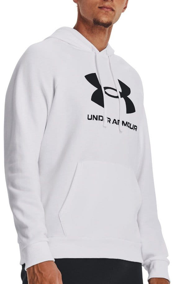 Hoodie Under Armour UA Rival Fleece Logo HD-WHT