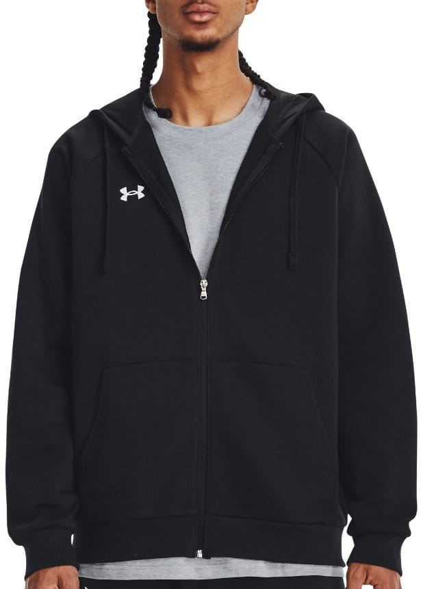 Sudadera con capucha Under Armour UA Rival Fleece FZ Hoodie-BLK