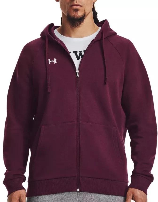 Hoodie Under Armour UA Rival Fleece FZ Hoodie-MRN