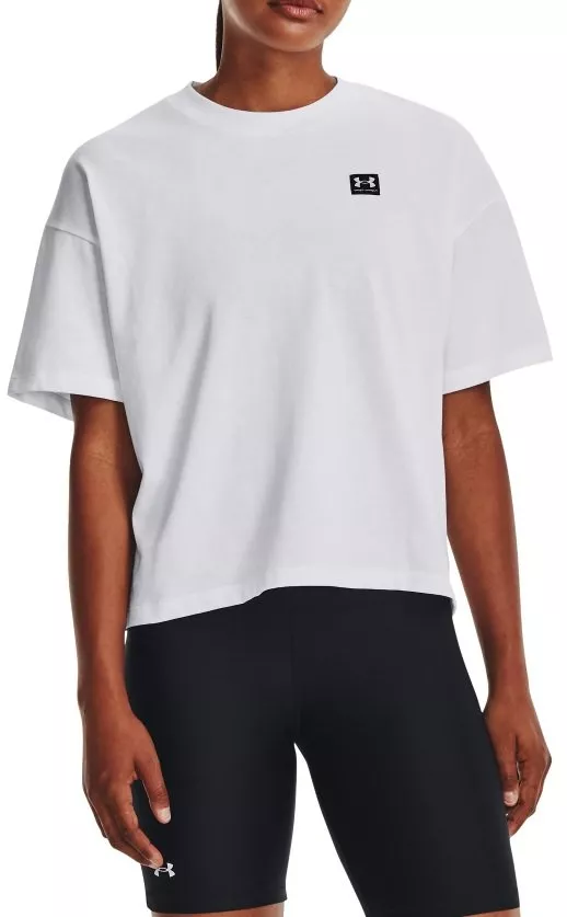 Under Armour UA W LOGO LC OVERSIZED HW SS-WHT Rövid ujjú póló