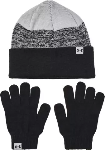 Girl's Beanie & Glove Combo-BLK