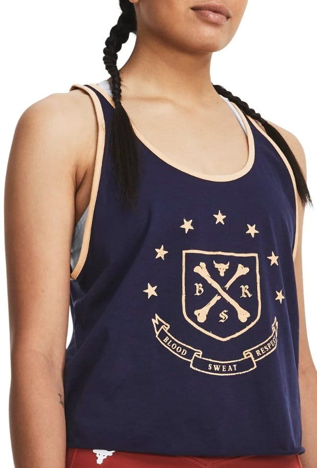 Singlet Under Armour Pjt Rck Q3 Arena Tank-BLU