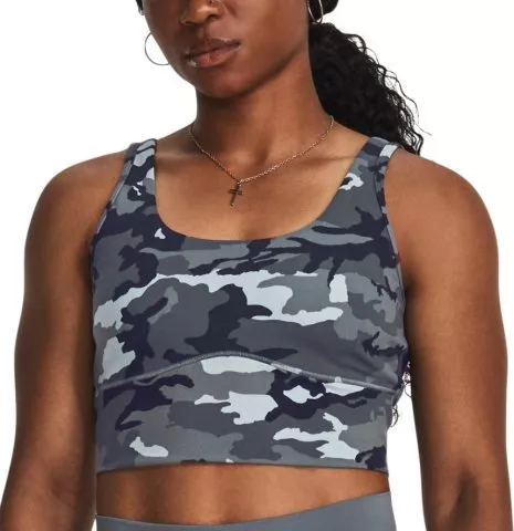 Meridian Fitted Crop Tank-GRY