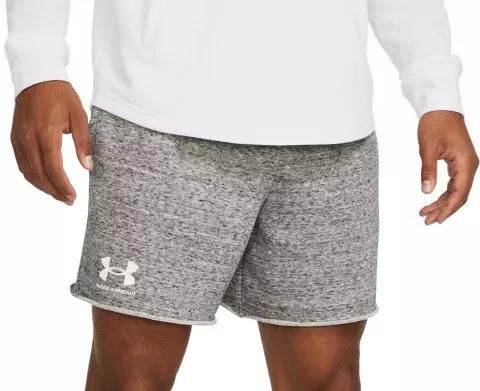 UA Rival Terry 6in Short-WHT