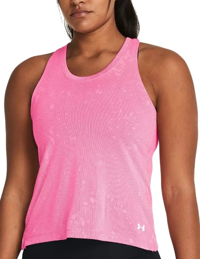 Singlet Under Armour UA Launch Splatter Singlet-PNK