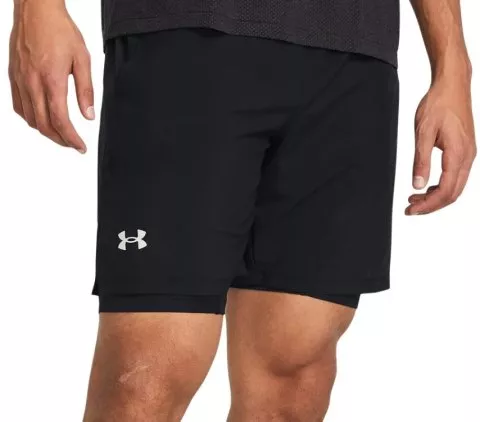 UA LAUNCH 7'' 2-IN-1 SHORTS-BLK