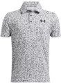 UA Playoff Printed Polo-WHT