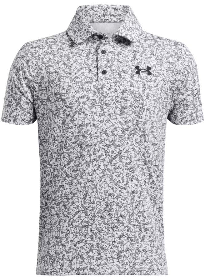 Camiseta Under Armour UA Playoff Printed Polo-WHT