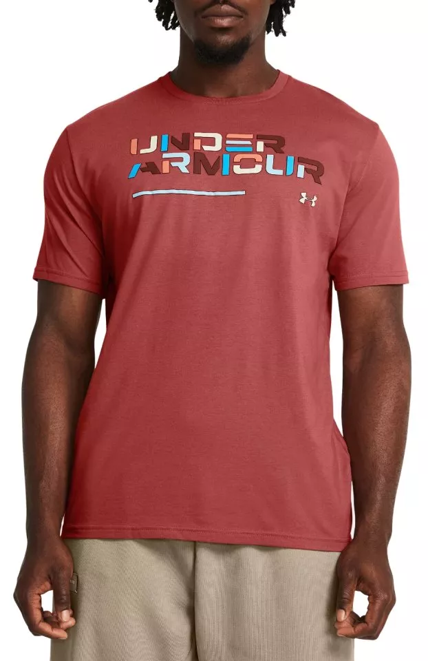 Pánské tričko s krátkým rukávem Under Armour Colorblock Wordmark