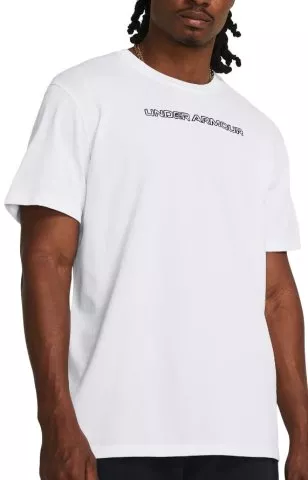 UA HW LOGO OVERLAY EMB SS-WHT