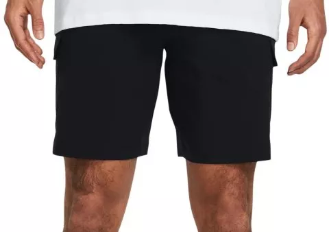 Stretch Woven Cargo Short-BLK