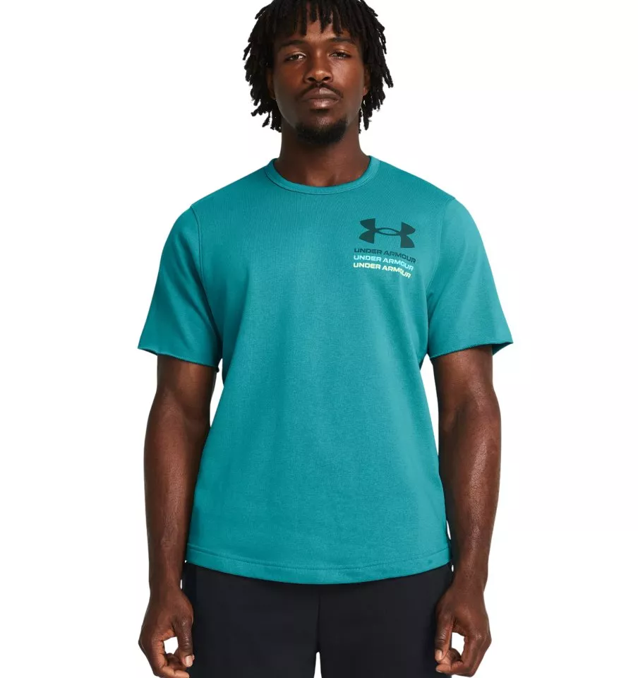 T-Shirt Under Armour UA Rival Terry SS Colorblock