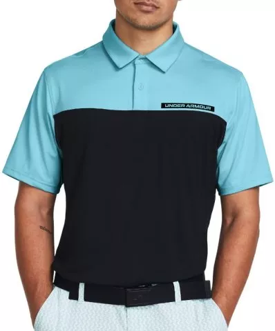 UA T2G Color Block Polo-BLK