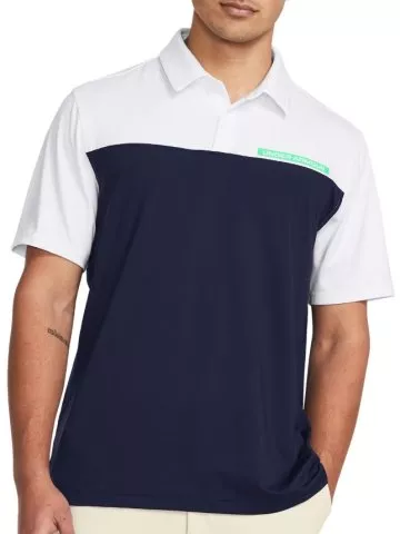 UA T2G Color Block Polo-BLU