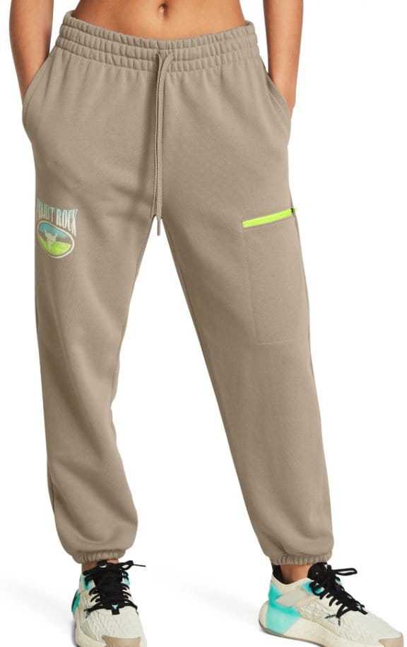 Pants Under Armour Pjt Rck Q1 HW Terry Pant-BRN
