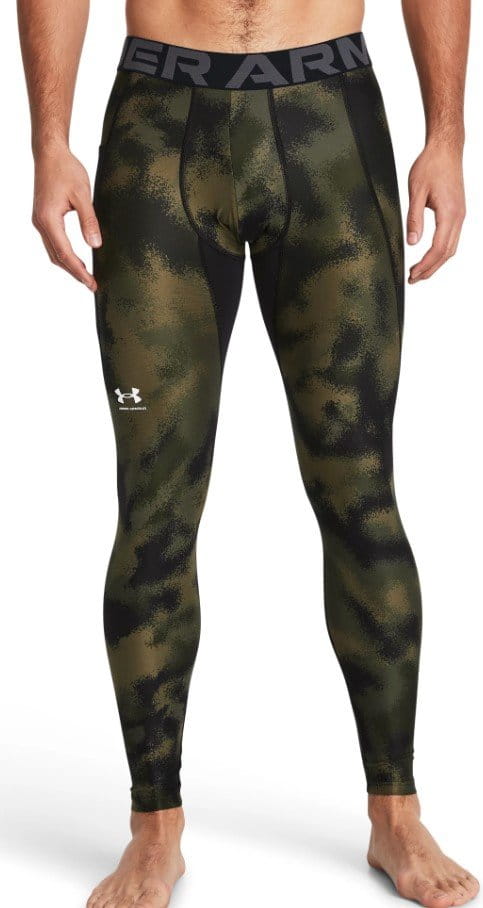 Leggings Under UA HG Armour Printed Lgs-GRN
