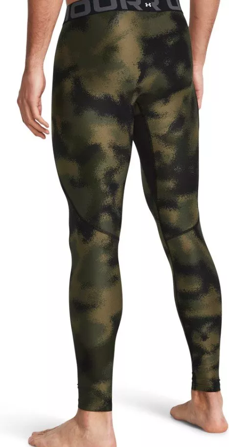 Leggings Under UA HG Armour Printed Lgs-GRN