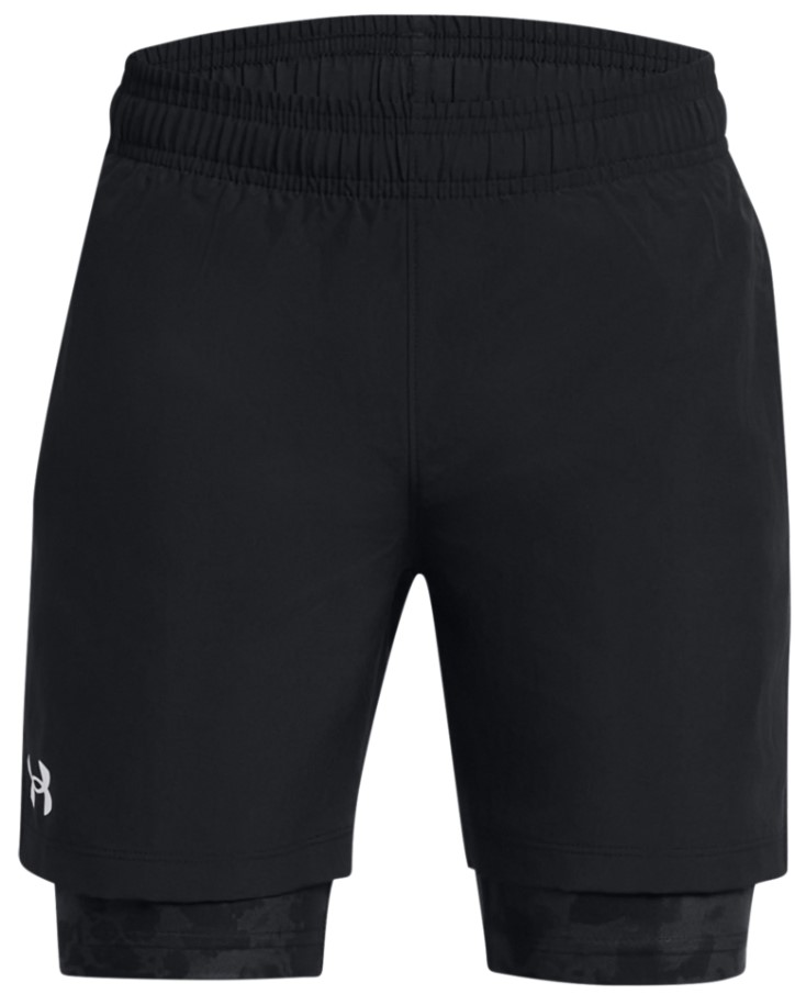 Šortky so slipami Under Armour UA Tech Woven 2in1 Short-BLK