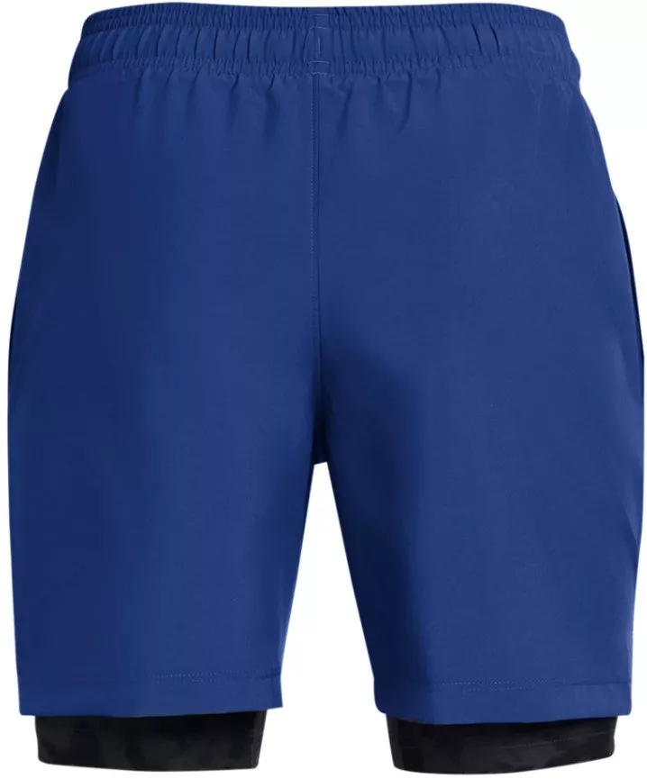 Shorts med underbukser Under Armour UA Tech Woven 2in1 Short-BLU