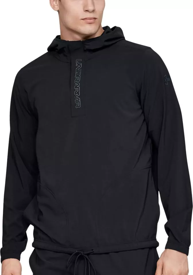 Kapuzenjacke Under Armour UA Baseline Woven Jacket-BLK