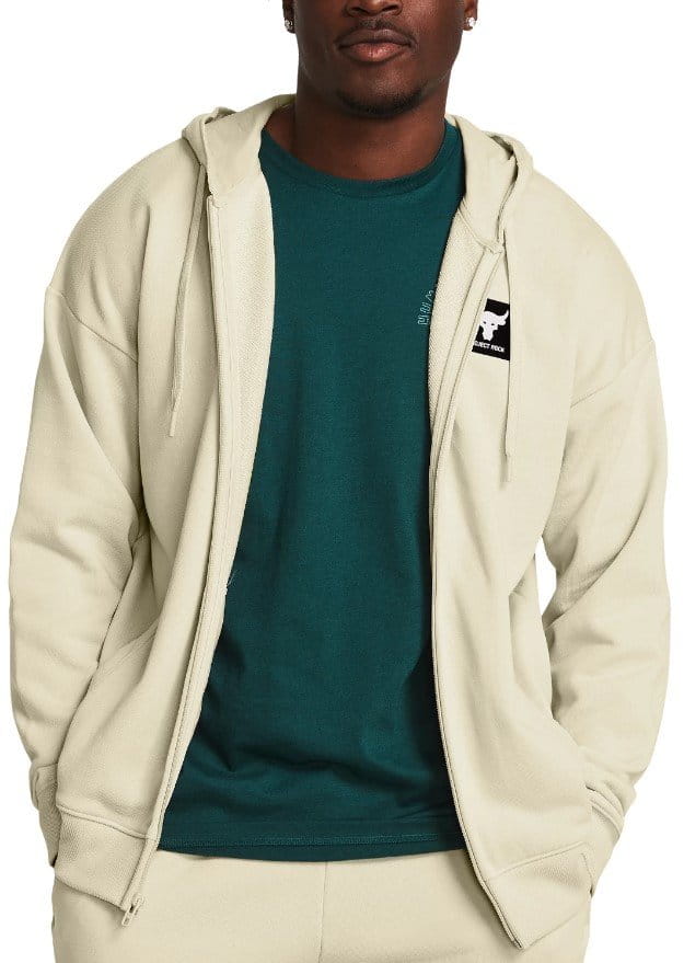Hooded sweatshirt Under Armour Pjt Rock Hwt Terry FZ-BRN