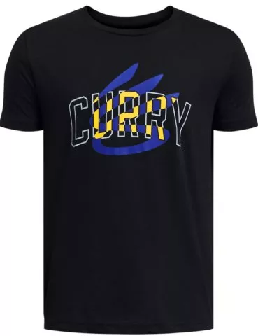 Curry Logo Tee-BLK