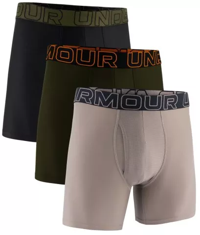 Under Armour SOLID 6in 3 Pack Boxer Shorts