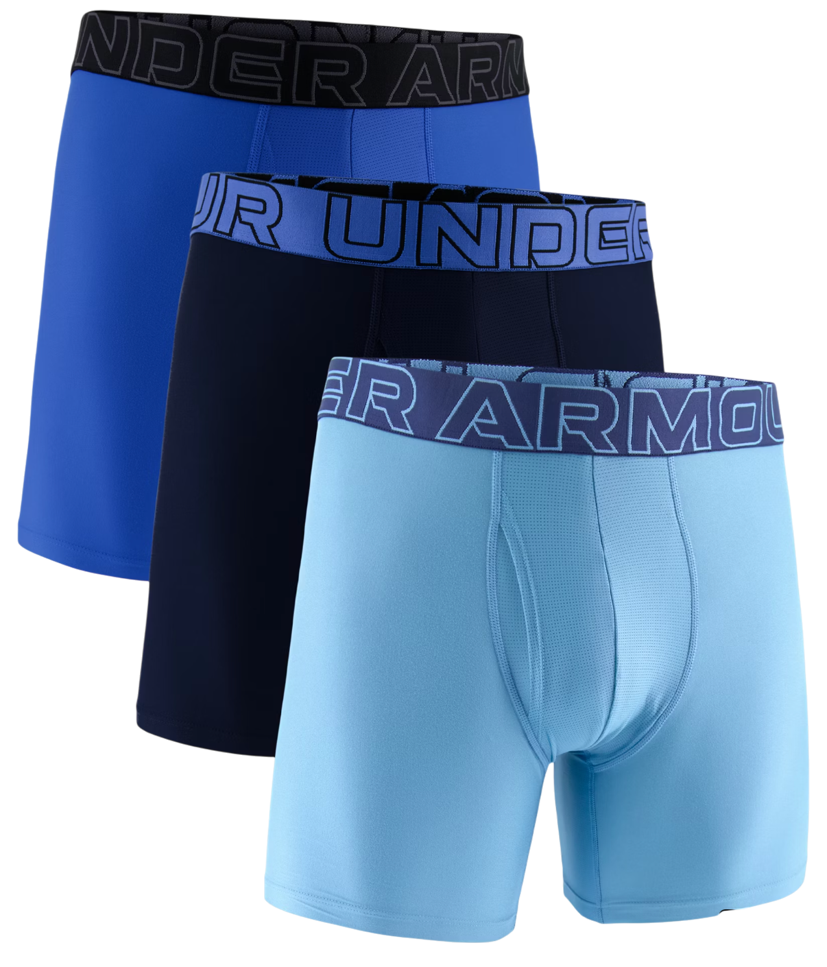 Боксерки Under Armour SOLID 6in 3Pack Boxer Shorts