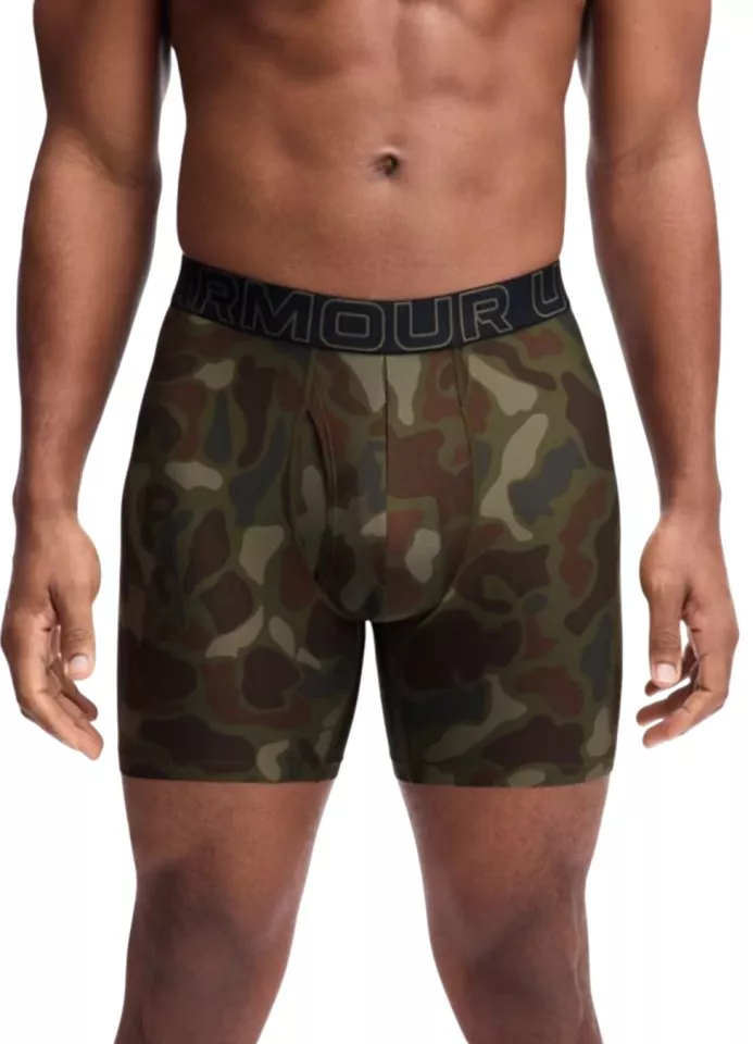 Bokserki Under Armour PRINT 6in 3 Pack Boxer Shorts