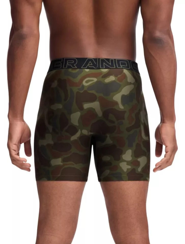 Bokserki Under Armour PRINT 6in 3 Pack Boxer Shorts
