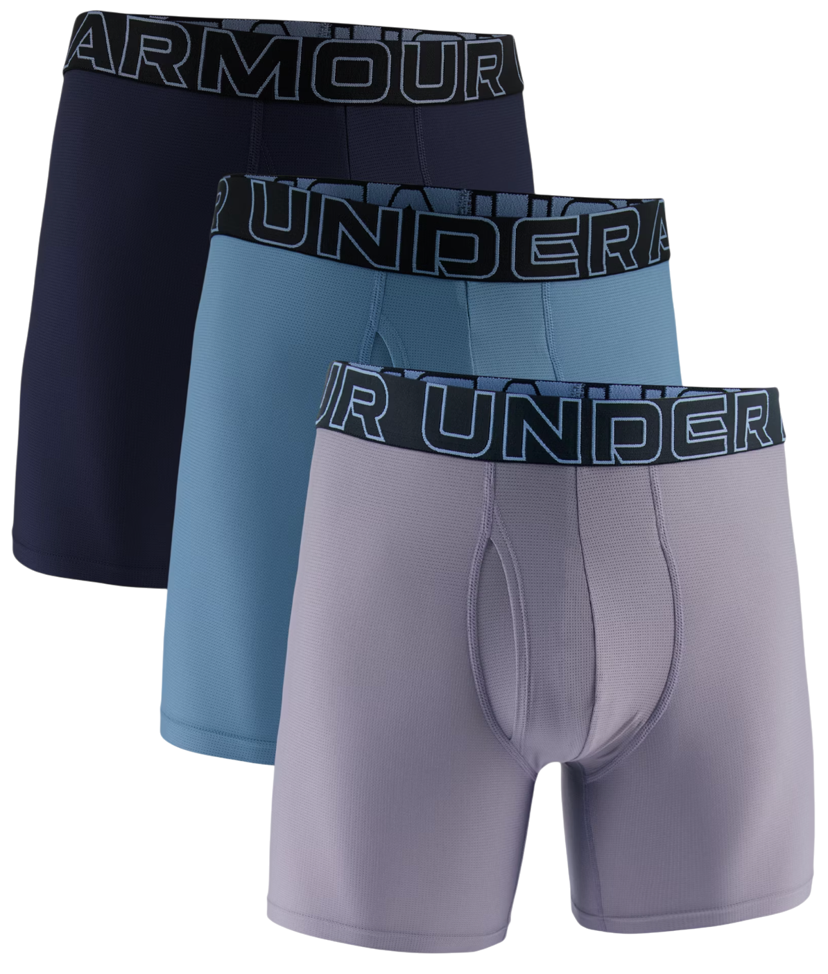 Under Armour SOLID 6in 3er Pack Boxer Shorts Boxeralsók