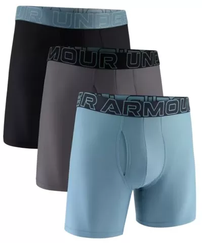 Under Armour SOLID 6in 3 Pack Boxer Shorts