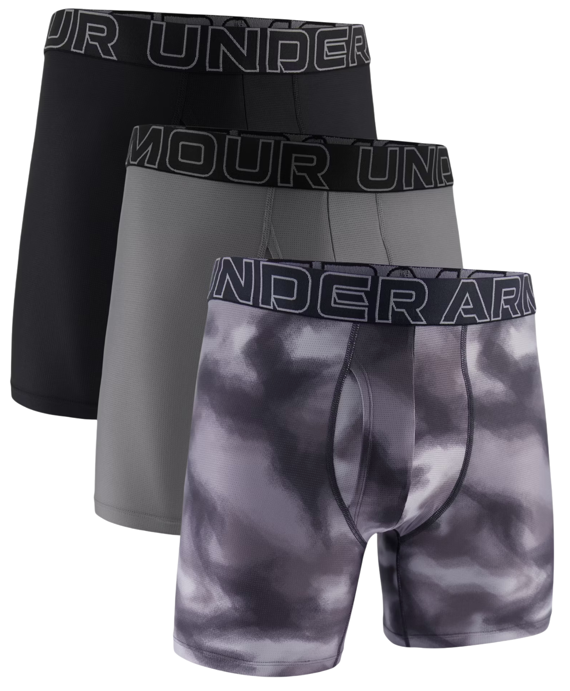 Calzoncillos bóxer Under Armour PRINT 6in 3er Pack Boxer Shorts