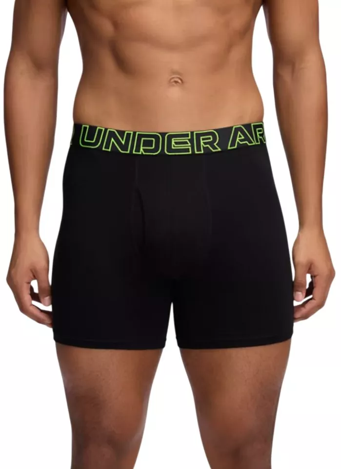 Boxershorts Under Armour UA PERFORMANCE COTTON - SOLID 6 IN 3PK