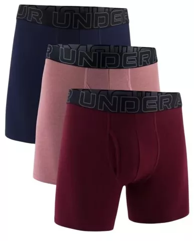 Under Armour SOLID 6in 3 Pack Boxer Shorts