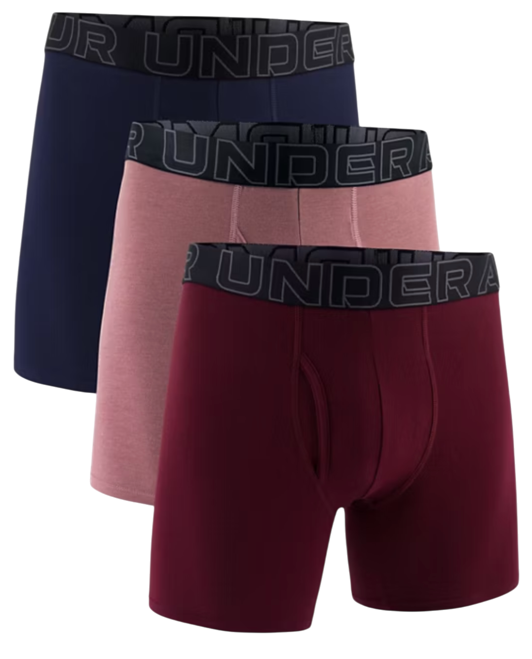 Boxeri Under Armour SOLID 6in 3 Pack Boxer Shorts